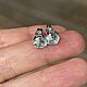 Серьги с натуральными аквамаринами 2.5 ct. Серьги классические. Елена. Ярмарка Мастеров.  Фото №5