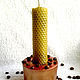 Candle of honeycomb Coffee. Candles. Pennyy blyus. Online shopping on My Livemaster.  Фото №2