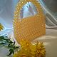 Classic bag: Handbag made of Orange beads. Classic Bag. ludmila7070. My Livemaster. Фото №5