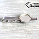 Tie clip - the Basis of silver 925, Blanks for jewelry, Magnitogorsk,  Фото №1