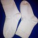 Elegant white socks, Socks, Chuchkovo,  Фото №1