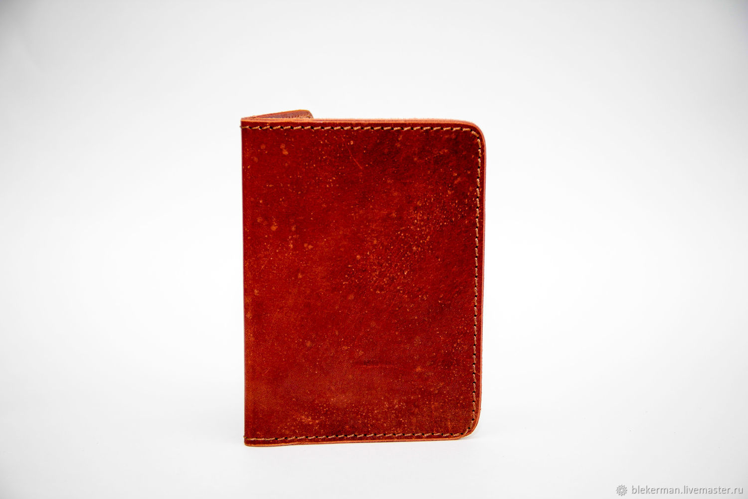Genuine leather passport cover ( model 1 ), Passport cover, Penza,  Фото №1