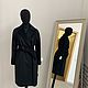 Пальто-халат чёрное из шерсти с кашемиром Max Mara. Пальто. Olga Verbitskaya.Тихая роскошь.. Ярмарка Мастеров.  Фото №5