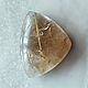 Cabochon with rutile needles, Cabochons, Moscow,  Фото №1
