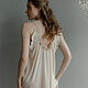 Silk chemise Amelie natural silk cream color, Nightdress, Moscow,  Фото №1