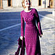 Платье "Фольклор   ". Платья. Jannetta knits  Luxury handmade. Интернет-магазин Ярмарка Мастеров.  Фото №2