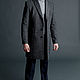 Мужское пальто Честерфилд из темно-серого твида. Верхняя одежда мужская. Ателье-мастерская ГОРД. Интернет-магазин Ярмарка Мастеров.  Фото №2