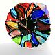Order Classic watches: glass fusing Stained glass windows. LiliaGorbach Glass. Livemaster. . Watch Фото №3