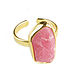 Ring with rhodochrosite, pink ring, ring as a gift 2022. Rings. Irina Moro. Online shopping on My Livemaster.  Фото №2
