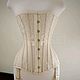 Заказать Бельевой корсет высокий из сетки с бюском и кружевом. Shi Corset (Анна). Ярмарка Мастеров. . Корсеты Фото №3