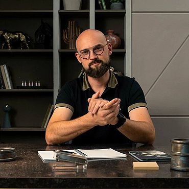 Канцелярские товары ручной работы. Ярмарка Мастеров - ручная работа Настольный набор для рабочего стола из керамики. Мужские подарки.. Handmade.