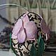  Easter egg, porcelain egg, Easter decor, flowers, Easter. Eggs. Christmas Art. My Livemaster. Фото №5