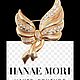 Винтаж: "Бабочка", брошь HANAE MORI, PARIS, конец 1980х. Броши винтажные. БИЖУ БИЖУ. Интернет-магазин Ярмарка Мастеров.  Фото №2