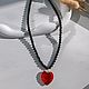 Колье с сердцем. Колье. La-belle-jewelry. Интернет-магазин Ярмарка Мастеров.  Фото №2