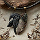  ' Wise raven' the bird, the Raven. Necklace. House Of The Moon Dew. My Livemaster. Фото №4