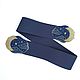 Belt Dark Blue Elastic Band Beaded Half Moons. Belt. Natalia Luzik Jewelry&Accessories (nataluzik). Online shopping on My Livemaster.  Фото №2