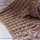 Шаль харуни вязаная ажурная Какао с молоком. Шали. Knit. Sock. Love. Ярмарка Мастеров.  Фото №4