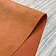 Elliot Russet Orange (1,3-1,5 мм), цв. Оранжевый, натуральная кожа. Кожа. Prima Pelle (Марина). Ярмарка Мастеров.  Фото №4