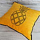 Series 'Explosive Pineapple' Color Yellow. Pillow. colormetrika. Online shopping on My Livemaster.  Фото №2