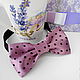 Bow tie 'Pink lilac'. Ties. nadinbant (Nadinbant). Online shopping on My Livemaster.  Фото №2