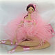  Балерина Розовое Облако  (Ballerina Pink Cloud). Интерьерная кукла. Светлана Бедненко. Ярмарка Мастеров.  Фото №5