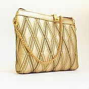 Сумки и аксессуары handmade. Livemaster - original item Gold clutch, women`s gold bag, summer handbag, 255. Handmade.
