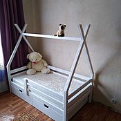 Детская кровать домик N2