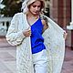 Large-knit white cardigan for women in any color to order. Cardigans. Kardigan sviter - женский вязаный свитер кардиган оверсайз. Online shopping on My Livemaster.  Фото №2