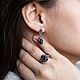 Кулон Ежик малый, муассанит, серебро с чернением. Подвеска. Organic Jewelry. Серебро и золото. Ярмарка Мастеров.  Фото №6