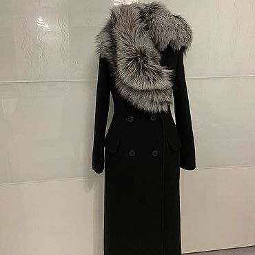 Одежда ручной работы. Ярмарка Мастеров - ручная работа Пальто зимнее Black. Handmade.