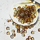 Round Beads 50 pcs 4mm Brown Crackle, Beads1, Solikamsk,  Фото №1
