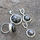 Order Jewelry set with obsidian made of 925 silver SP0144. Sunny Silver. Livemaster. . Jewelry Sets Фото №3