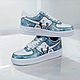 Кроссовки белые с рисунком, кастом Nike Air Force, kaws,ручная роспись. Кроссовки. Olgavolgoart. Роспись одежды и обуви. Кастом. Ярмарка Мастеров.  Фото №7