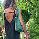 Вязаная сумка. Сумка-тоут. NataBern - Leather accessories. Ярмарка Мастеров.  Фото №7