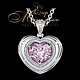 Сердце из белого золота с бриллиантами и розовым кварцем
Jeweller-X.ru