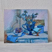 Картины и панно handmade. Livemaster - original item Blue Vase. Handmade.