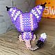 Ушастик из бисера игрушка. Амигуруми куклы и игрушки. Игрушки из бисера Gretta Amigurumi. Ярмарка Мастеров.  Фото №5