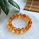 Order Bracelet from Baltic amber, color is tea. Mark Amberstein, sale amber products. Livemaster. . Bead bracelet Фото №3
