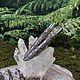 Заказать Двойная трубка для Рапэ: Курипи. Цельное серебро. Кошачий Глаз, Цитрин. Shamanic-staff. Ярмарка Мастеров. . Трубка для рапэ Фото №3