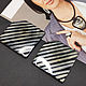 Order Water Buffalo Horn Pendant Grey Stripe. - Olga - Mari Ell Design. Livemaster. . Pendants Фото №3