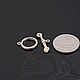 Togl lock for jewelry art.5-21, matte gilding Yu.Korea. Accessories4. GemArt. Online shopping on My Livemaster.  Фото №2