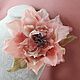 Pin brooch 'Pink mother of pearl'. Brooches. fantasy flowers. Online shopping on My Livemaster.  Фото №2