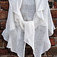 Scarf linen White 60 x 200cm, Scarves, Jelgava,  Фото №1