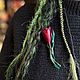 Брошь тюльпан из кожи. Брошь-булавка. HelenFlo/Аксессуары Шёлк и кожа. Ярмарка Мастеров.  Фото №14