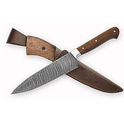 The handmade damascus steel knife «Gamekeeper»
