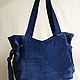 Suede blue G2 bag, Classic Bag, Belgorod,  Фото №1