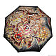 Order Women's folding umbrella with flowers custom print Chinese painting. BelkaStyle. Livemaster. . Umbrellas Фото №3