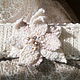 Повязка на голову Белый цветок. Повязки. pearlforme - варежки/аксессуары. Интернет-магазин Ярмарка Мастеров.  Фото №2