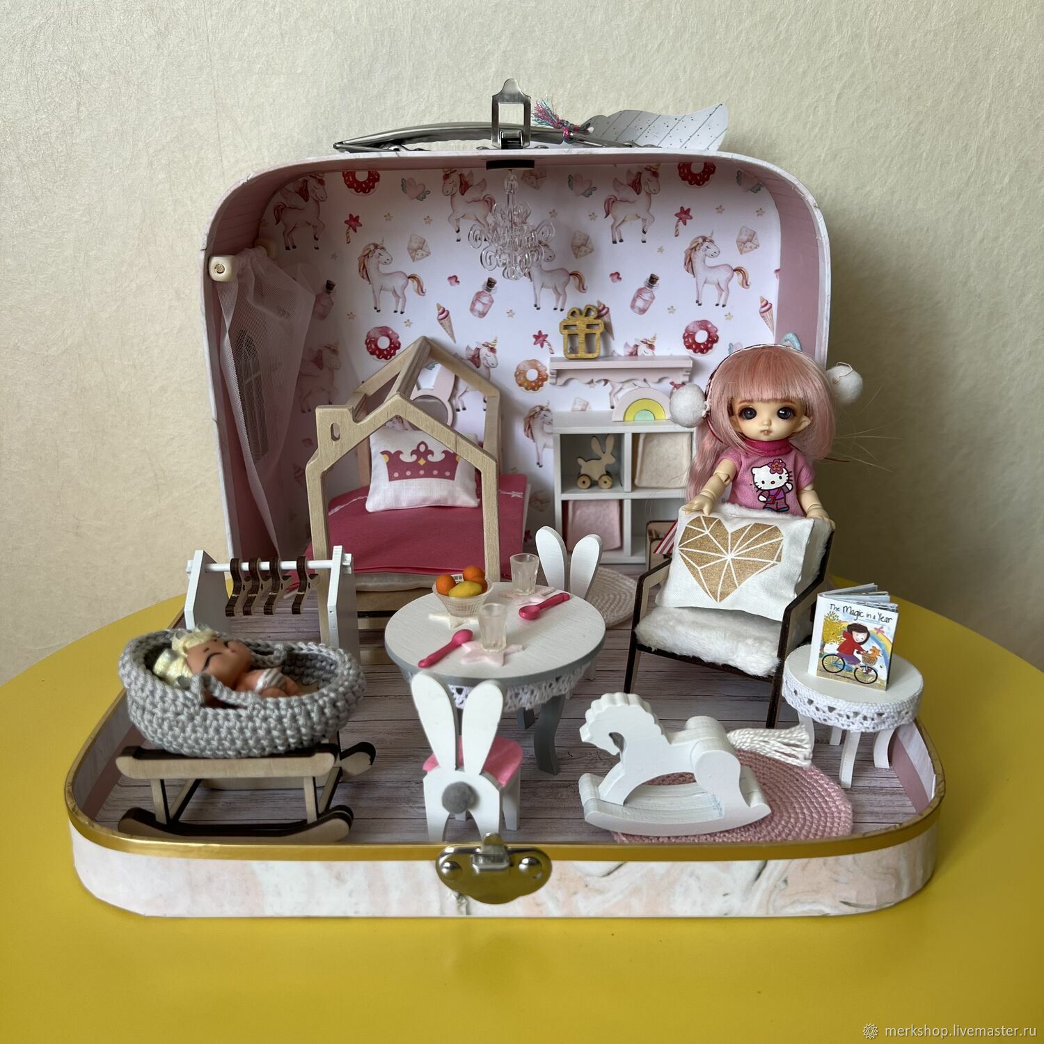 Кукольный дом, кукольная мебель, кукольная миниатюра, что подарить, Кукольные домики, Челябинск,  Фото №1