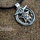 Order Pentagram with Ouroboros and Caduceus. Nomikon - Oleg Sobolev. Livemaster. . Amulet Фото №3